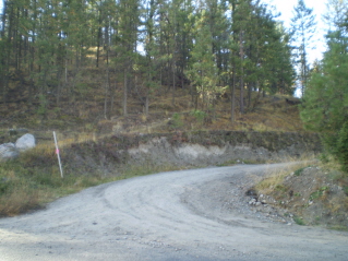 Before deactivation, road off Reservoir Road heading up Campbell Mountain, Campbell Mountain 2009-10.